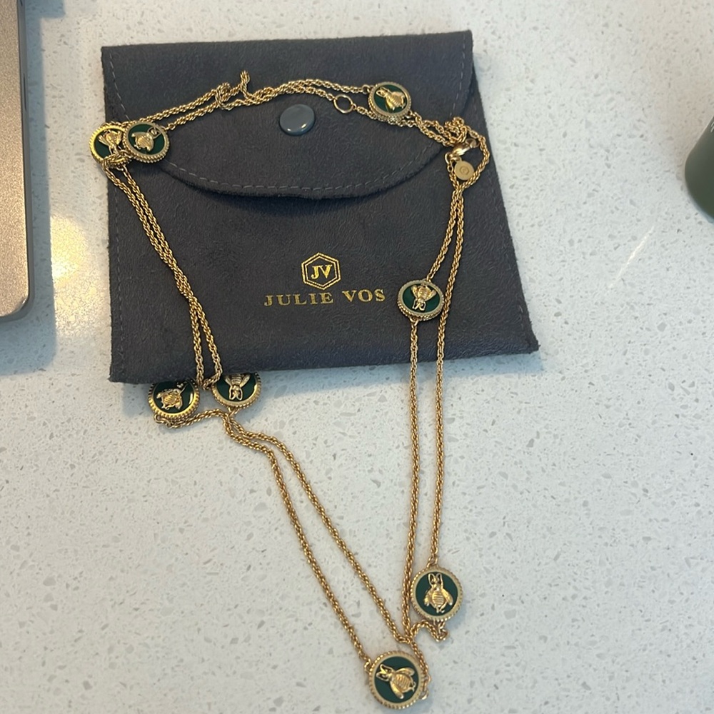 Julie Vos Bee Necklace